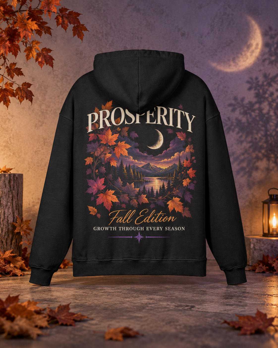 Prosperity Moonlit Fall Hoodie