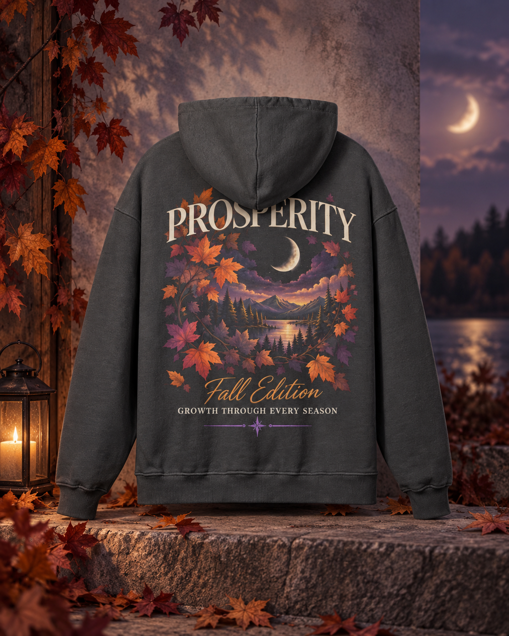 Prosperity Moonlit Fall Hoodie